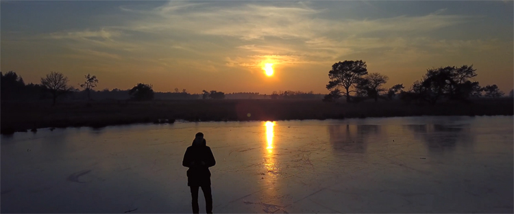 Coen Swijnenberg filmt bij Strabrechtse Heide met DJI Mavic Pro